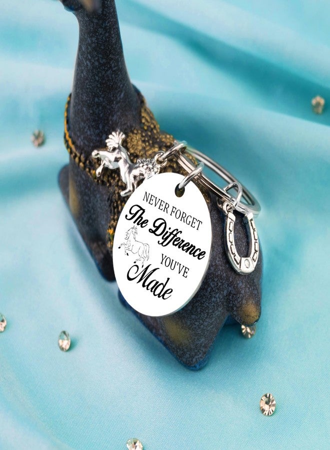 Aisity Horse Gifts for Women Stocking Stuffers for Teen Girls Cool Horse Keychain Inspirational Gift for Women Men Horses Lovers Hoss Trainer Stuff Unique Horses Decor Themed Gift Ideas - Image 4